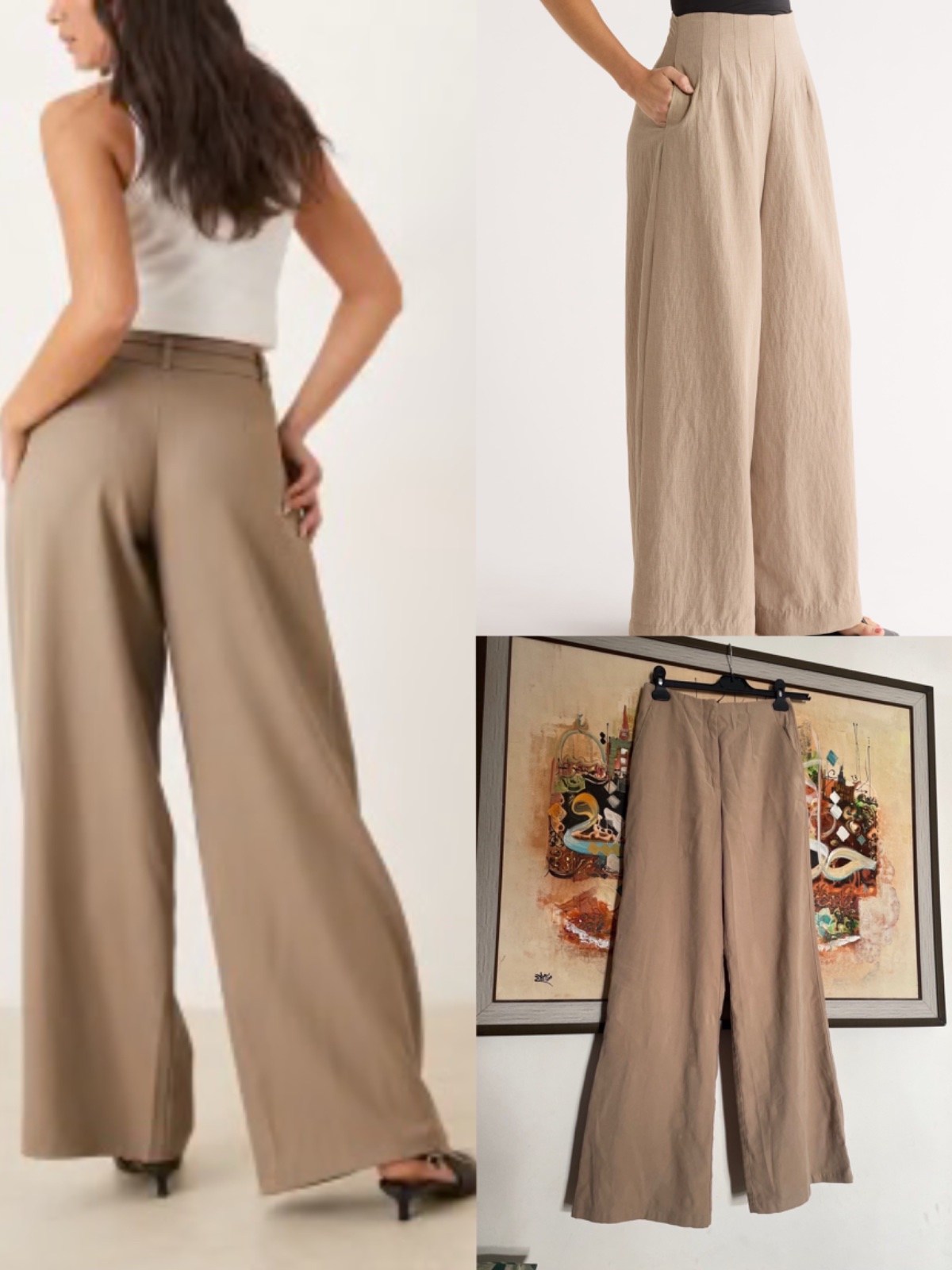 Pantalon large  taille 36 long