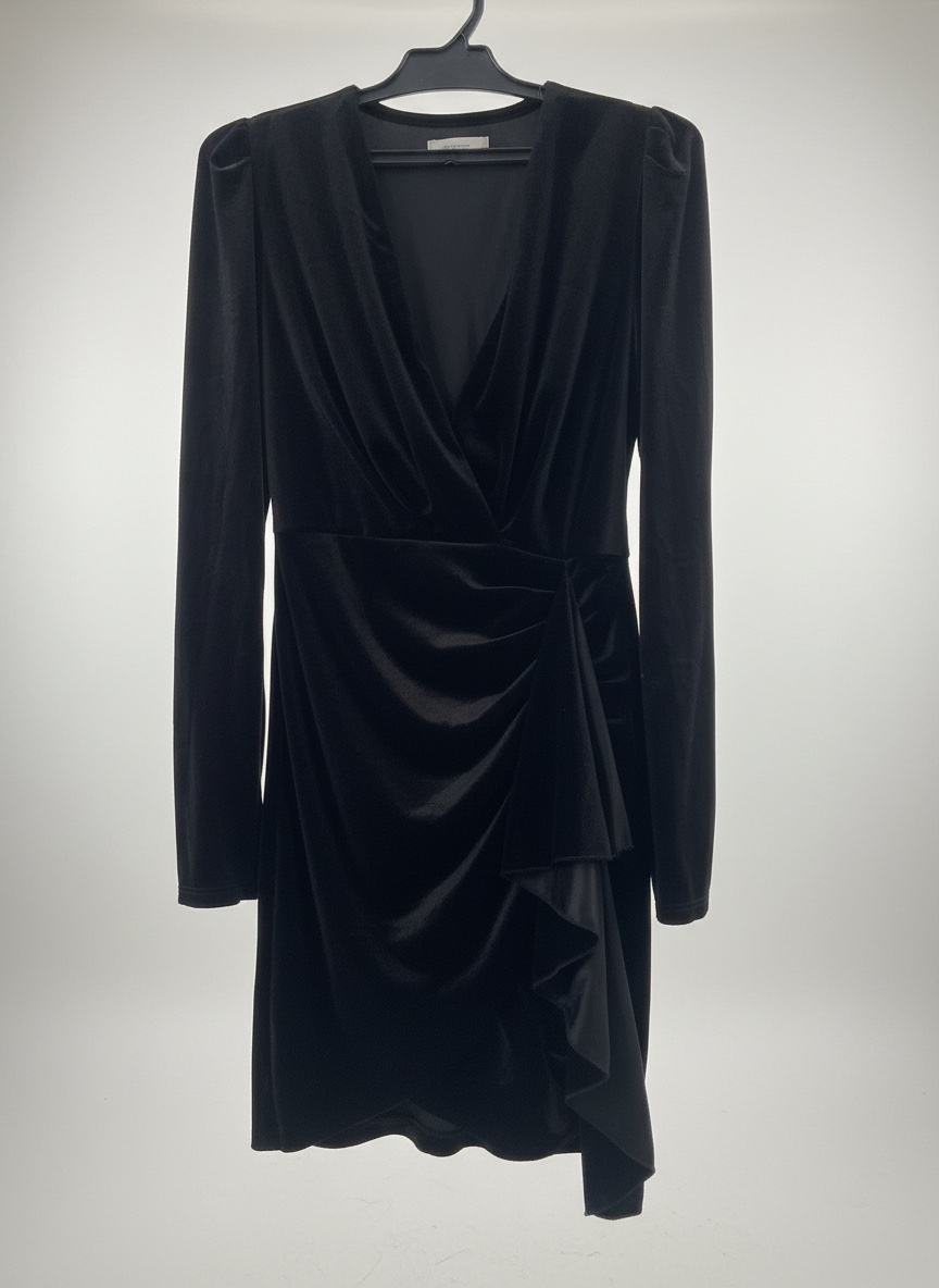 Robe noir en daim