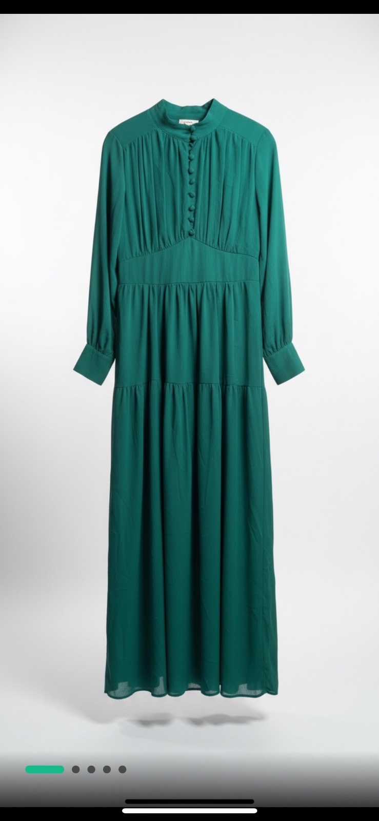 Robe longue verte, taille M✨✨✨