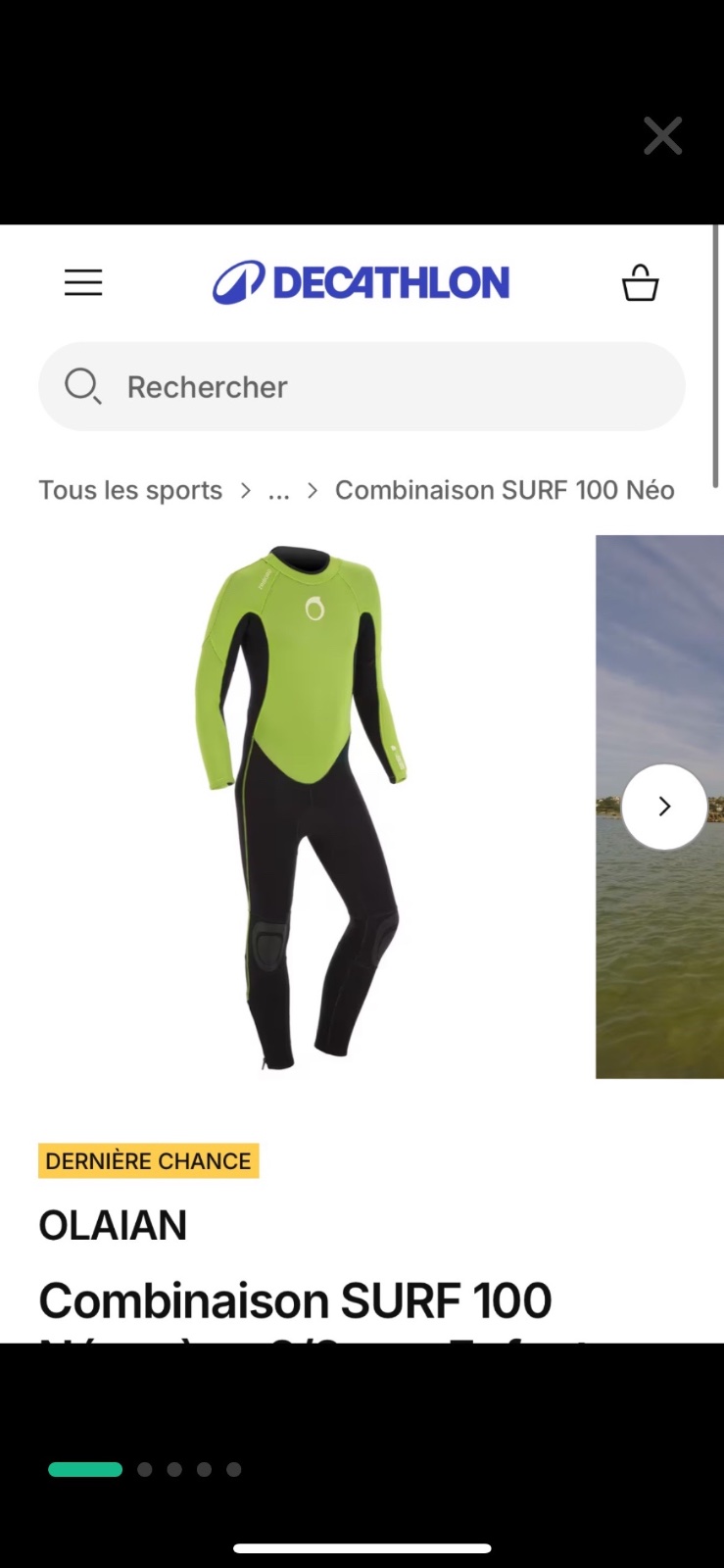 Combinaison du plongee taille s 2 mm 