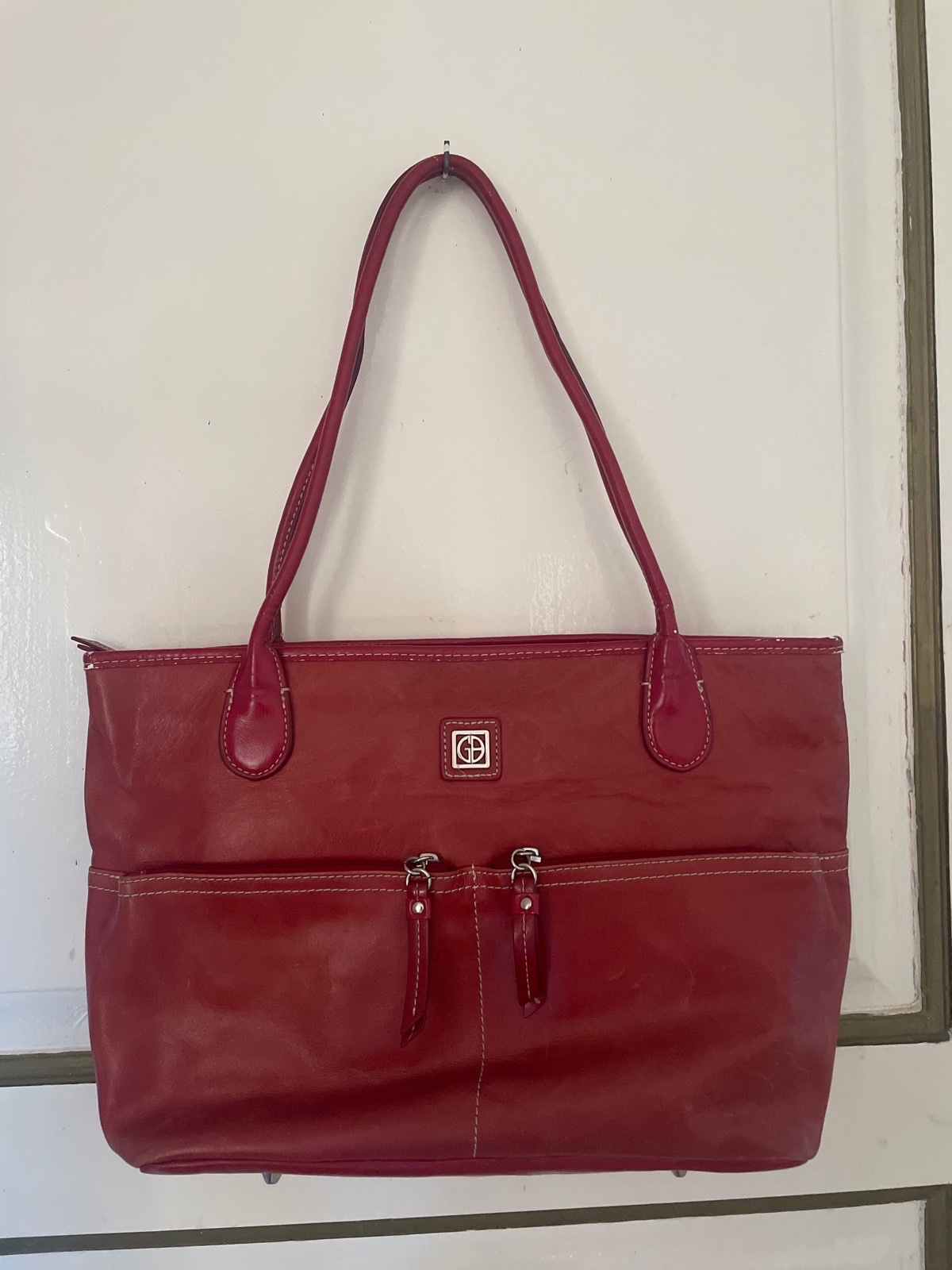 Sac GIANI BERNINI rouge style tote bag ❤️❤️