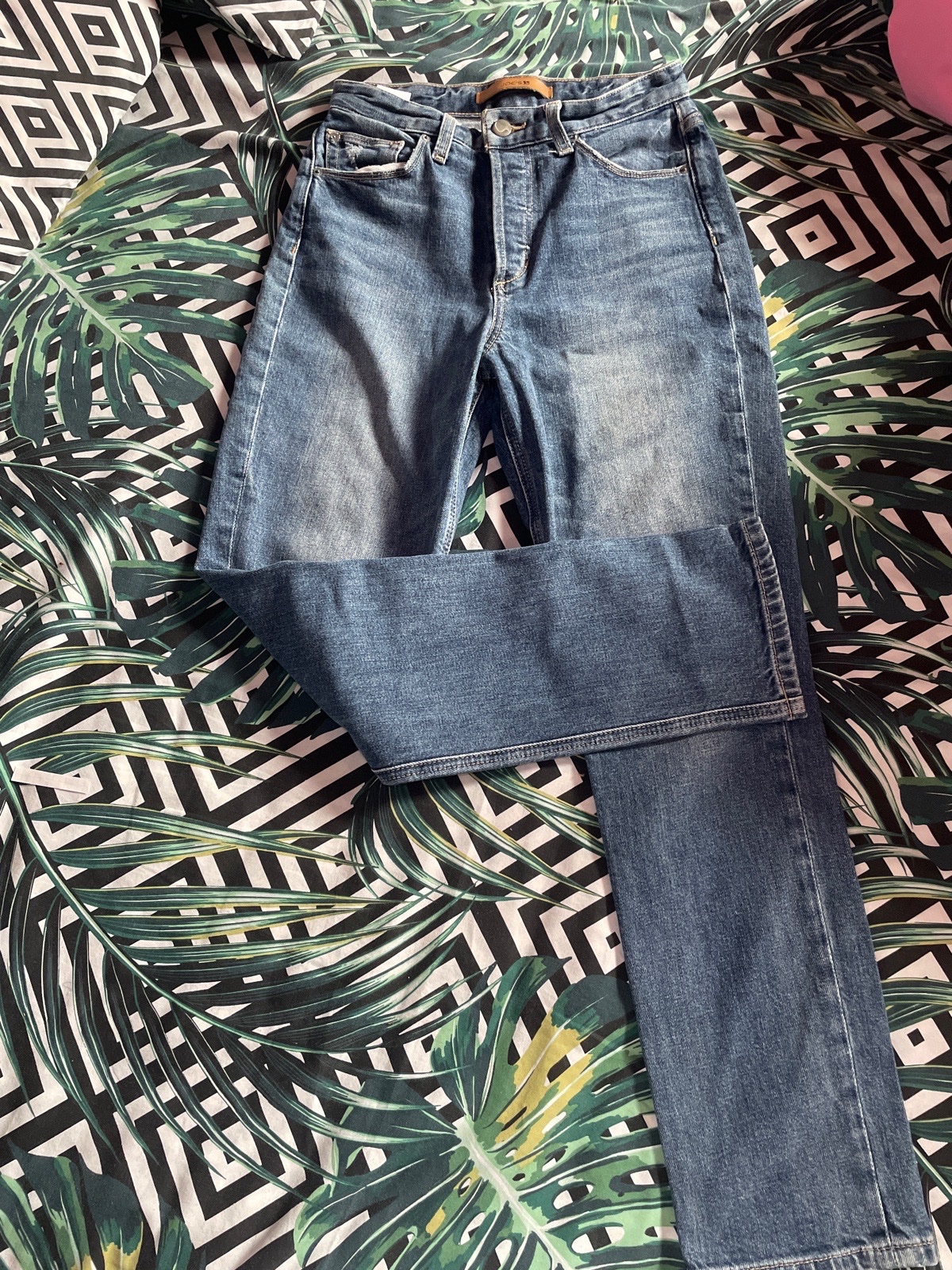 Pantalon taille haute straight ankle Taille 36