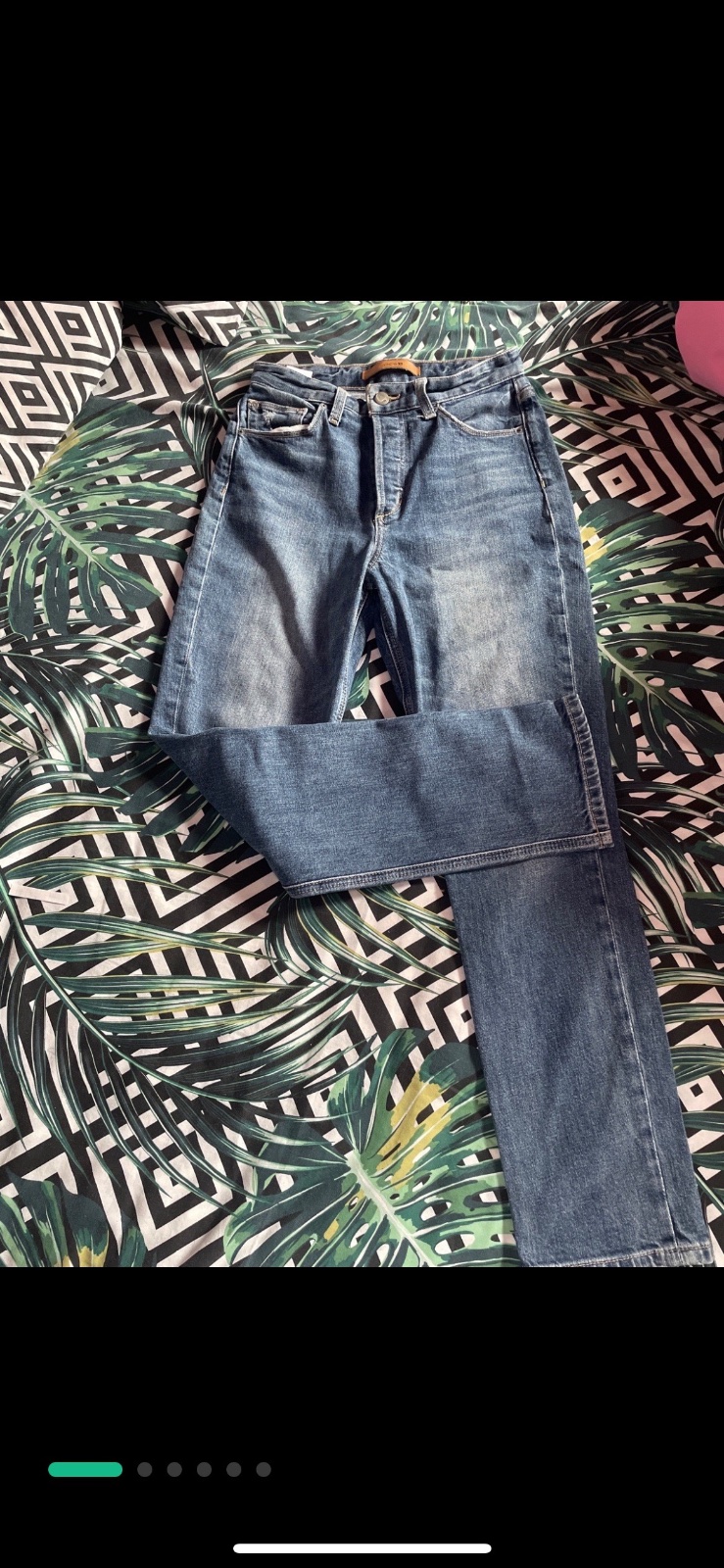 Pantalon taille haute straight ankle Taille 36