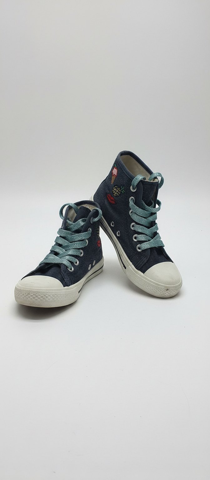 Chaussures en djean pailleté 