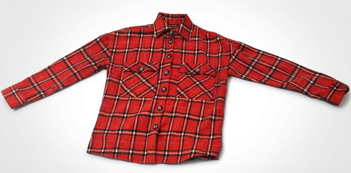 Chemise rouge d’hivers