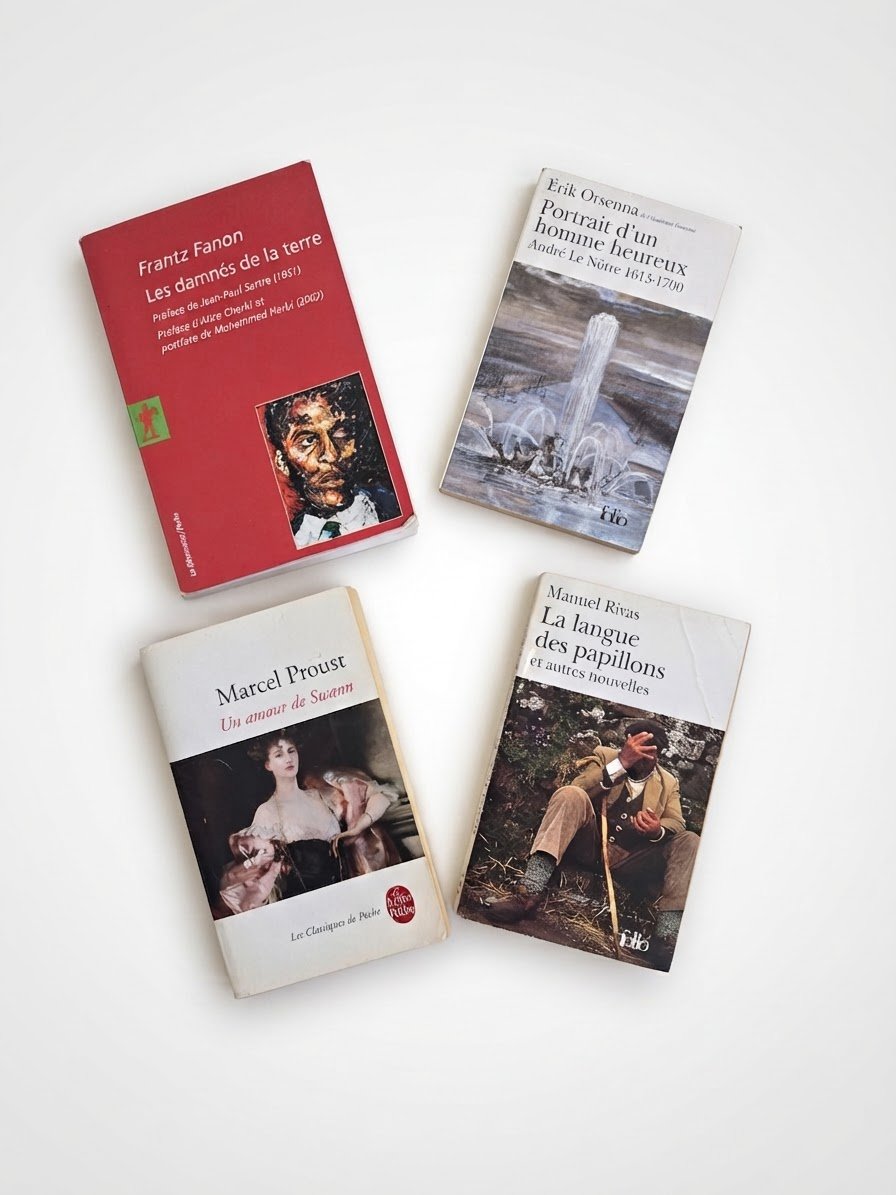 Collection de quatre livres 
