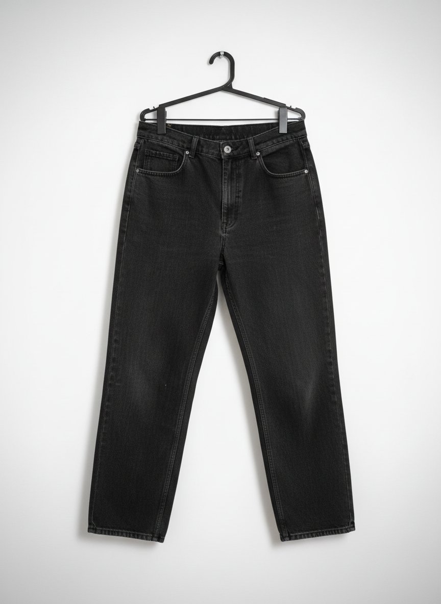 Jean large noir simple 