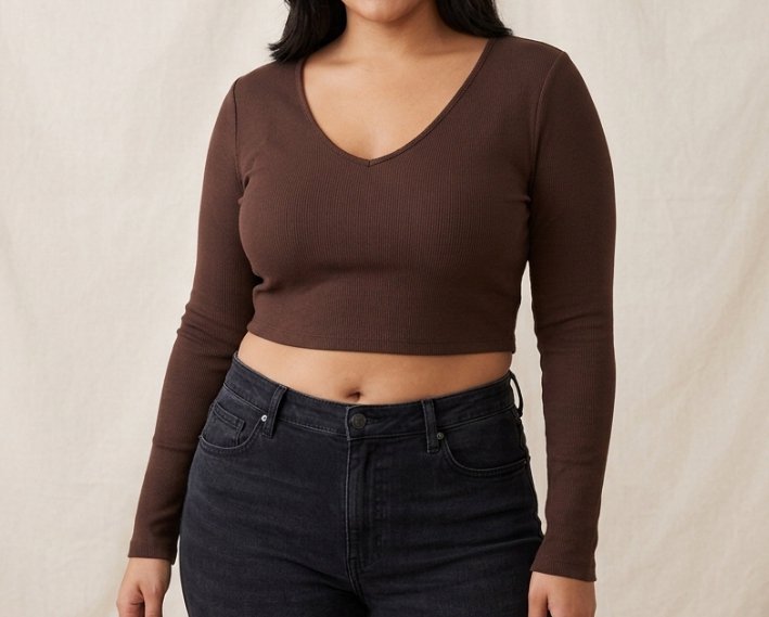 Pull marron taille M