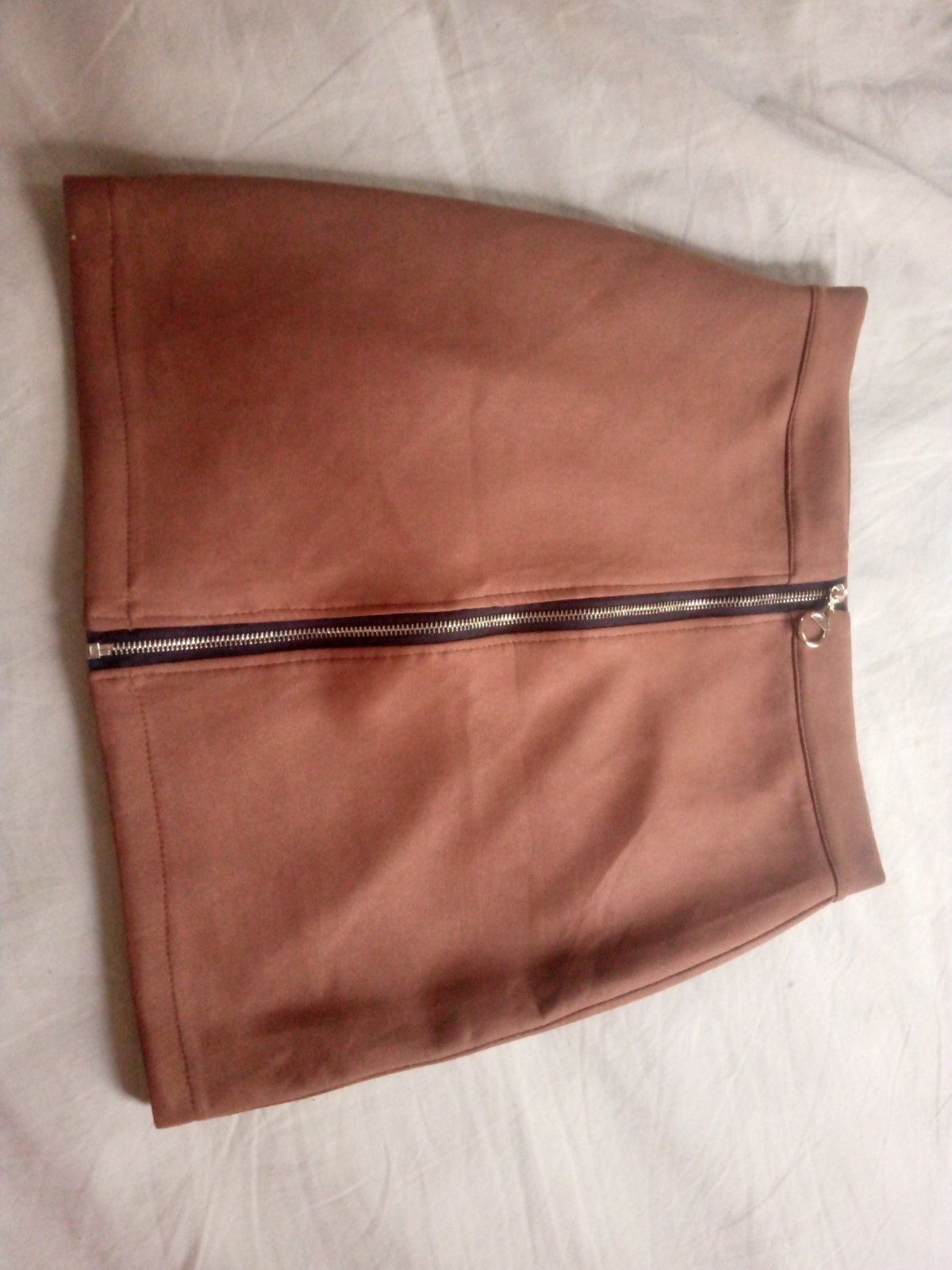 Jupe marron classique 