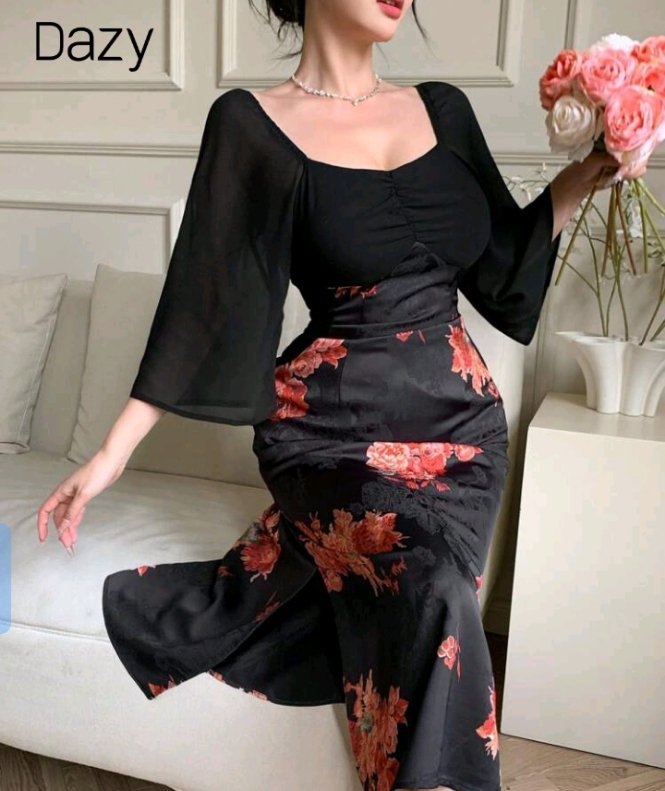 Robe ayant le model chinois 