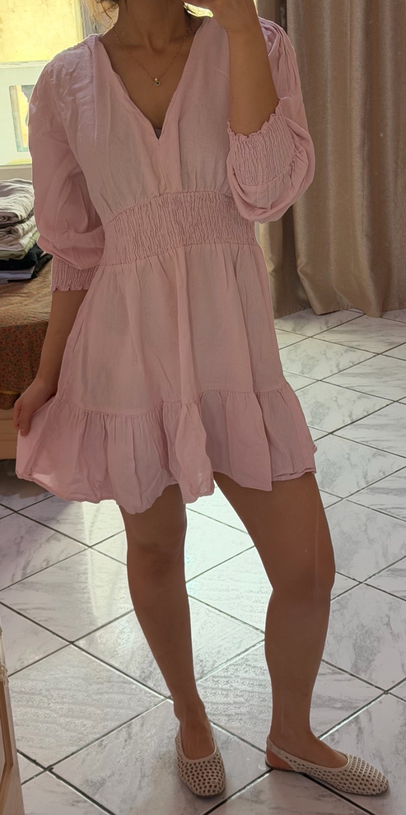 Robe rose