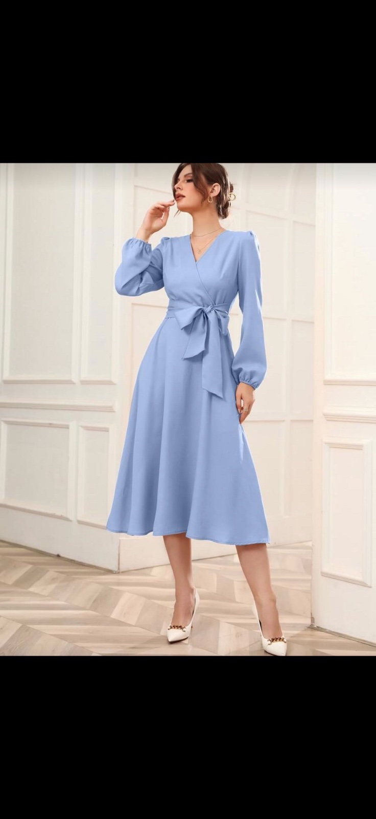 Robe bleu