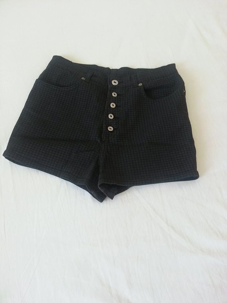 Short à carreaux