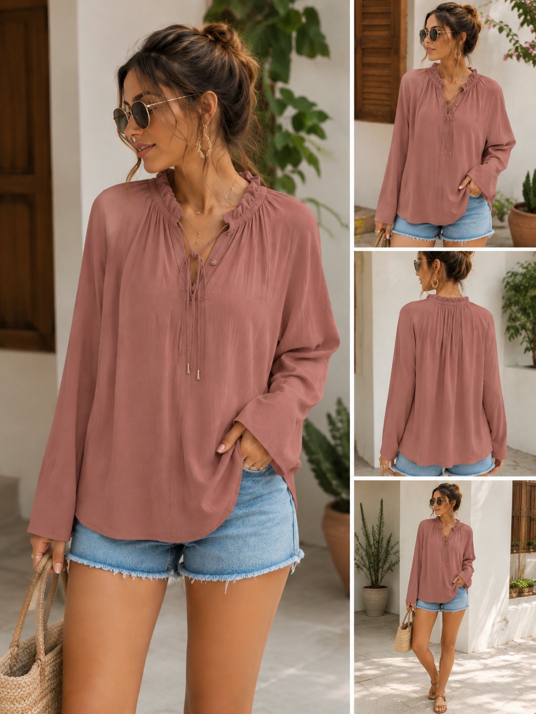 Chemise marron 