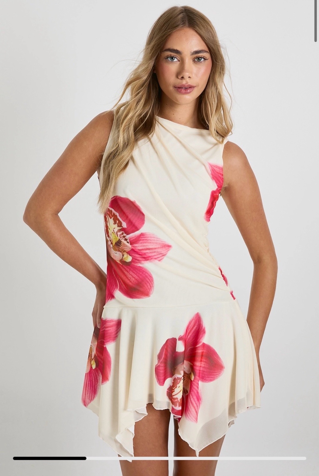 Robe a fleurs boohoo