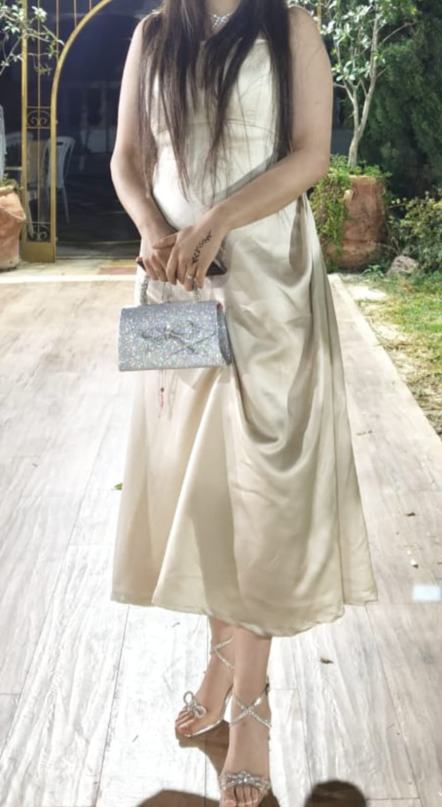Robe satin 