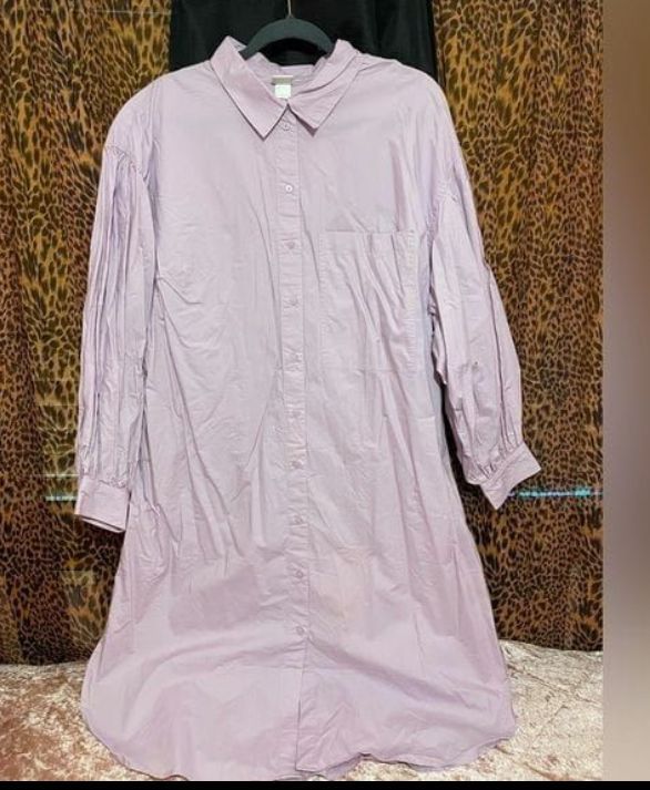 Chemise robe 100%silk