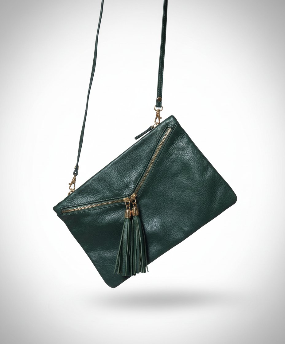 Sac crossbody ou pochette - Cuir Made in Italy
