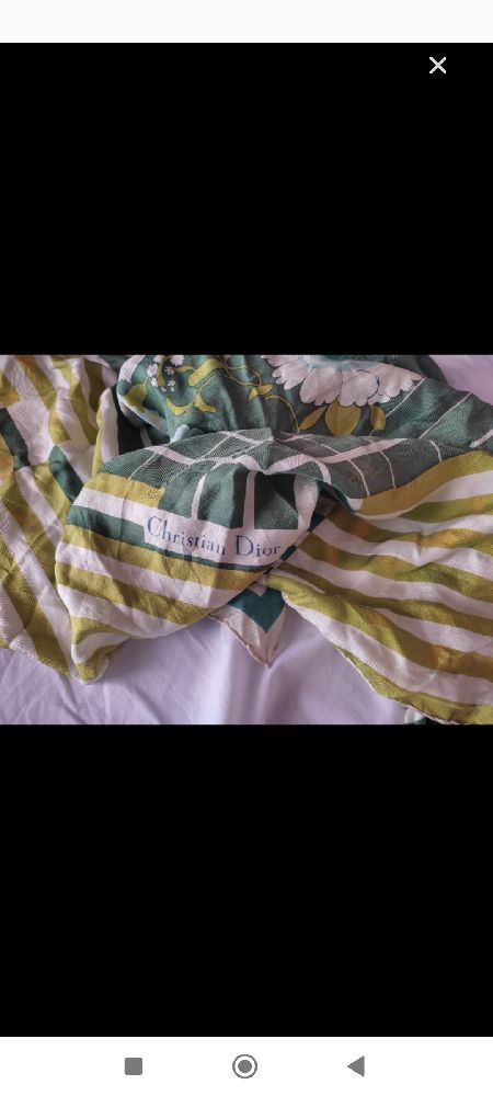 Foulard silk Christian Dior 