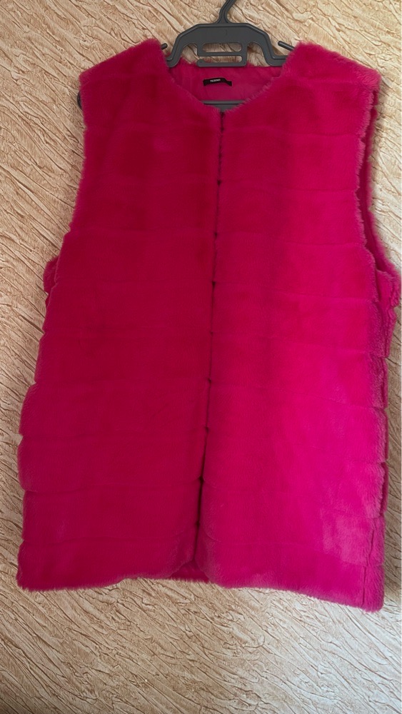 Veste en fourrue doux rose 
