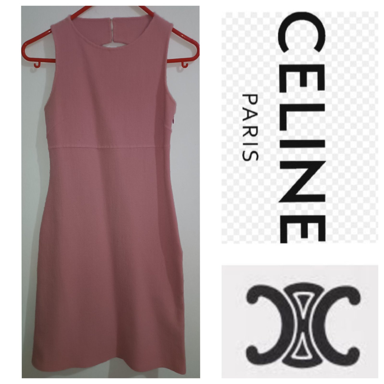 Une sublime robe 💯 en laine AUTHENTIQUE de la marque CÉLINE 