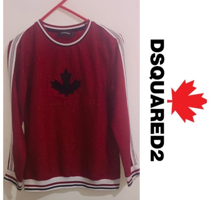 Un magnifique sweater à paillettes AUTHENTIQUE de la marque DSQUARED2