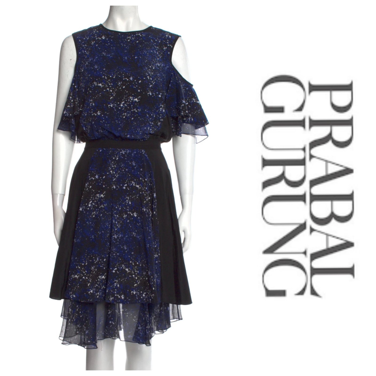 Une robe AUTHENTIQUE en soie de la marque PRABAL GURUNG "PROMO 