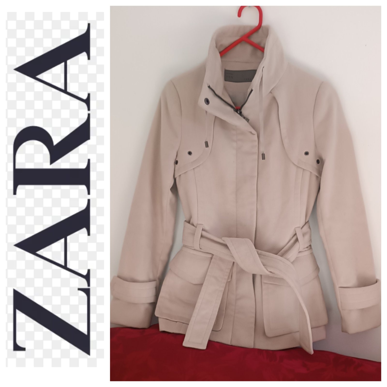 Un manteau à ceinture très chic de la marque ZARA