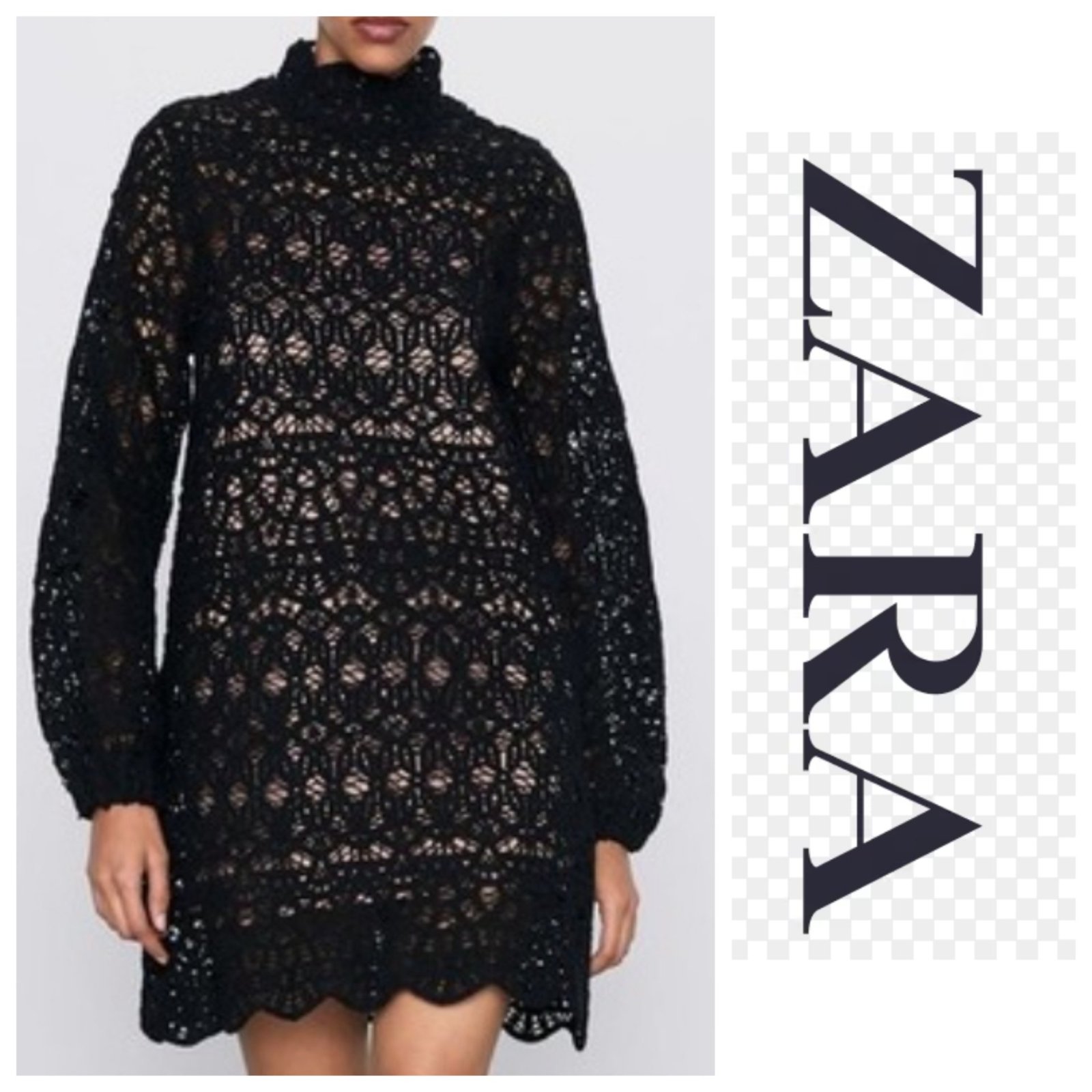Une robe en crochet d la marque ZARA