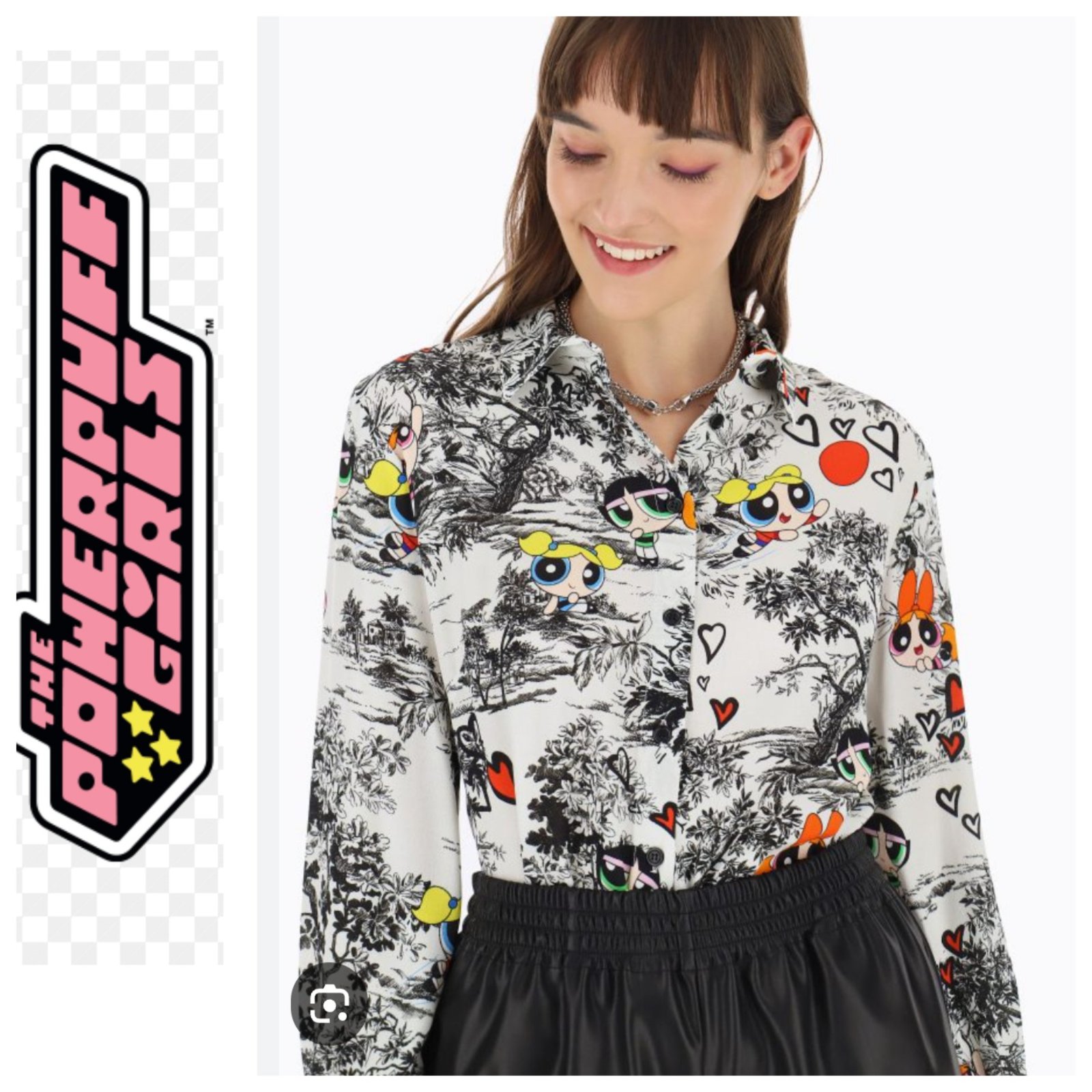 Une chemise fashion AUTHENTIQUE de la marque RHE POWEROUFF GIRLS
