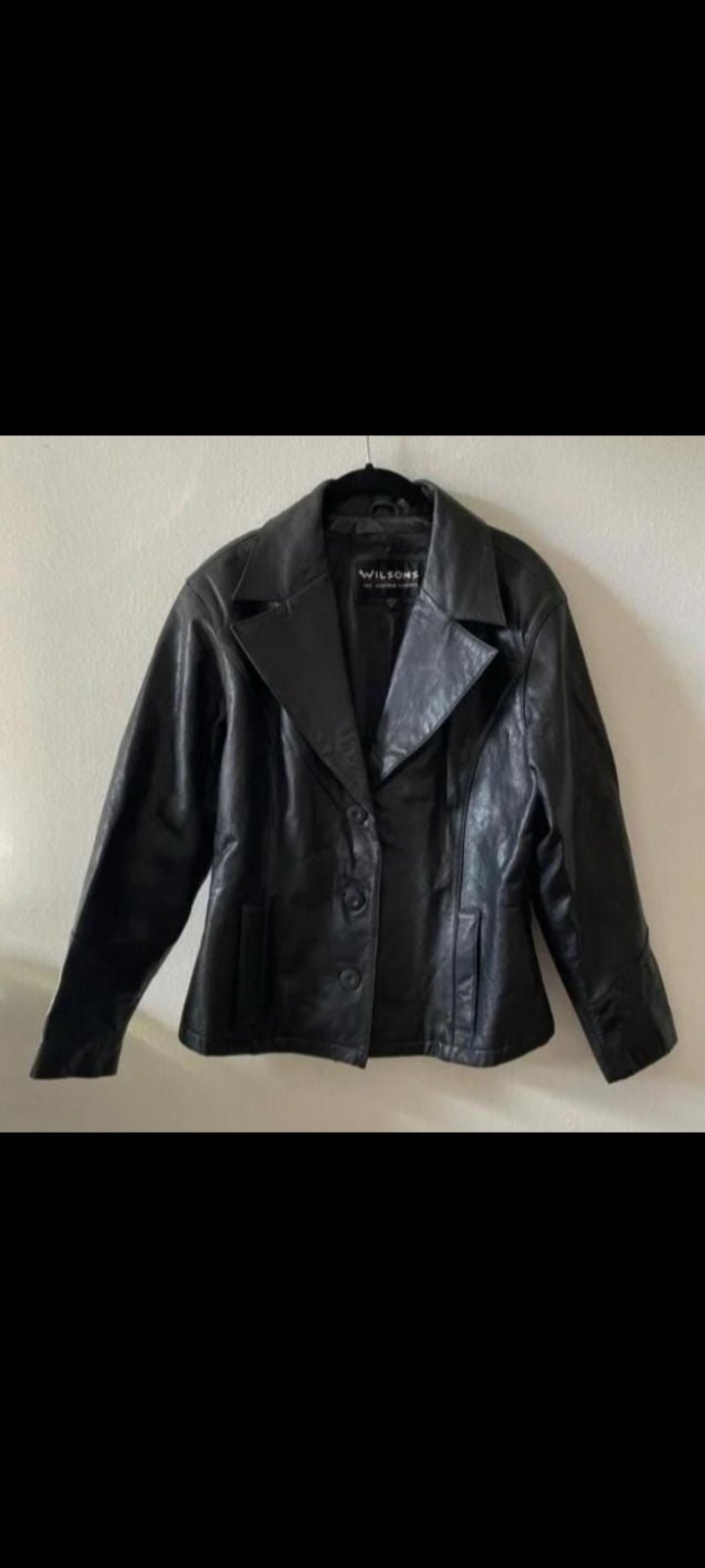 Une veste en véritable cuir de la marque WILSONS "PROMO 