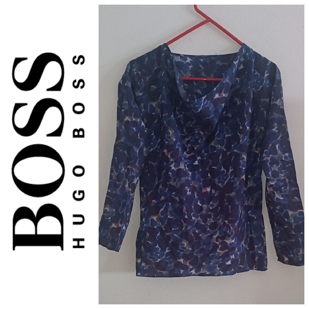 Une jolie chemise 💯 en soie de la marque HUGO BOSS "PROMO "