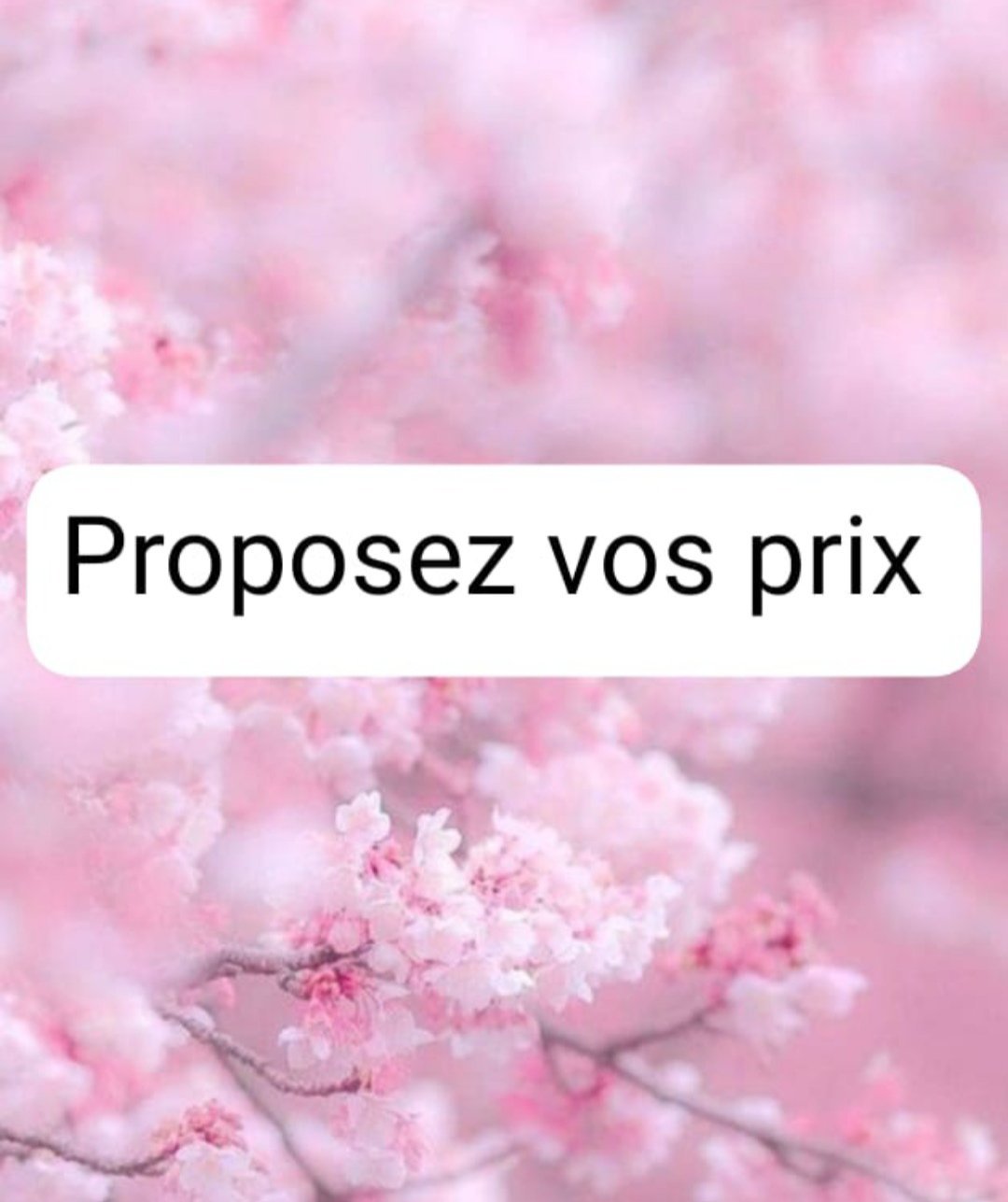 Proposez vos prix 