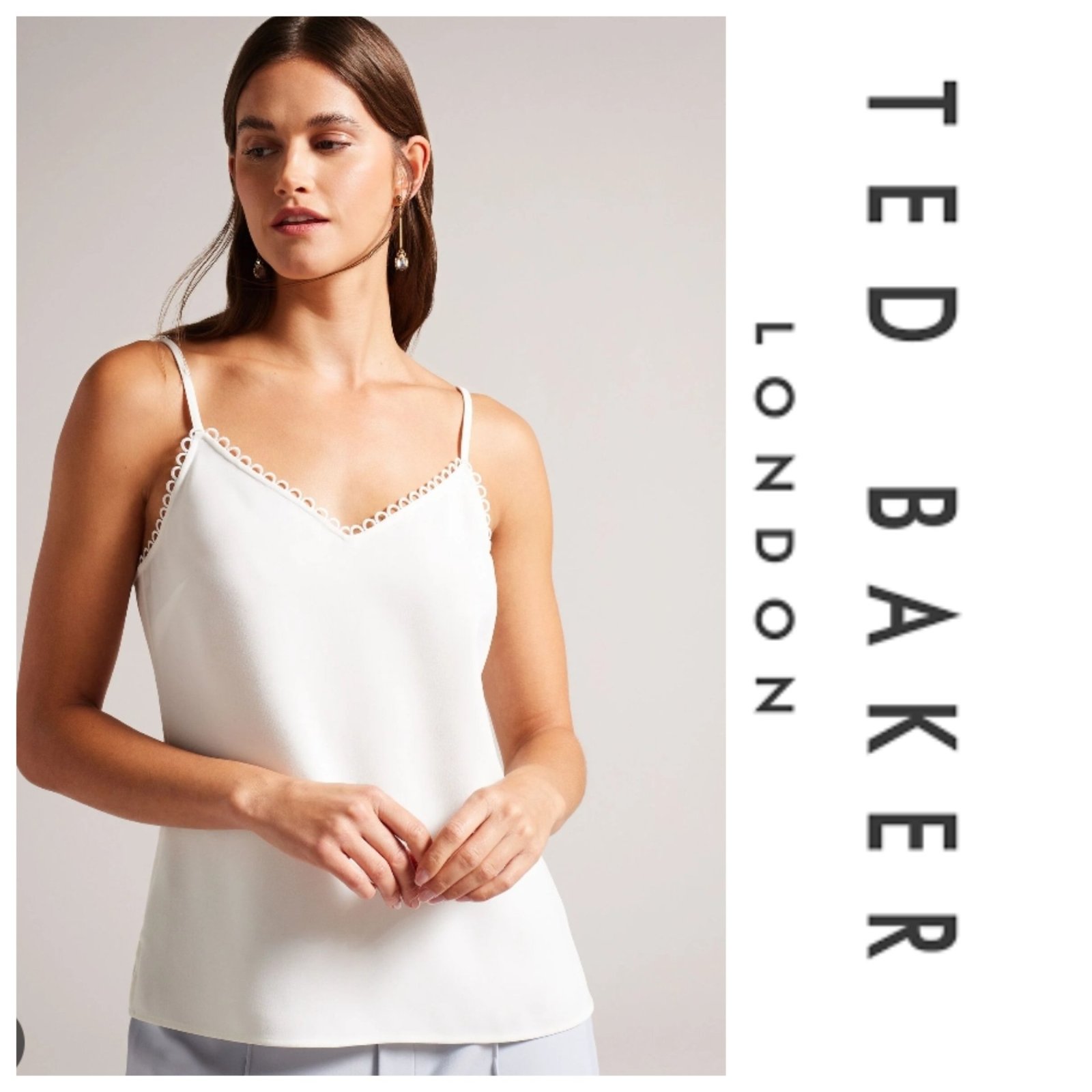 Débardeur à fines bretelles AUTHENTIQUE de la marque TED BAKER