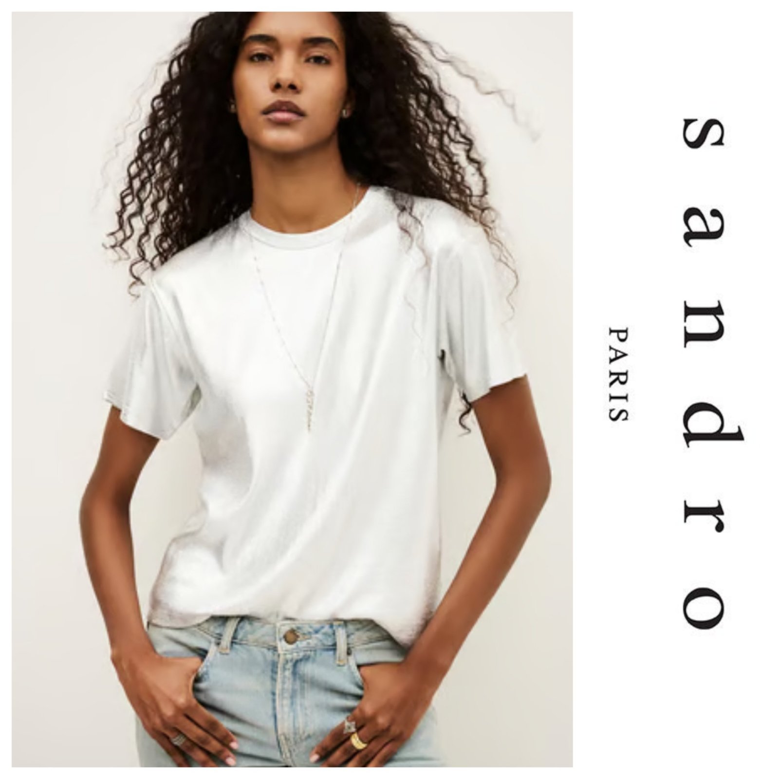 Un t-shirt AUTHENTIQUE de la marque SANDRO "PROMO DU JOUR 