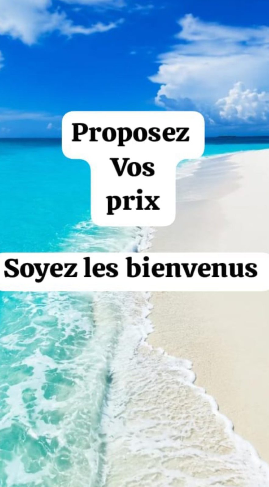 Tous les prix sont négociables 
