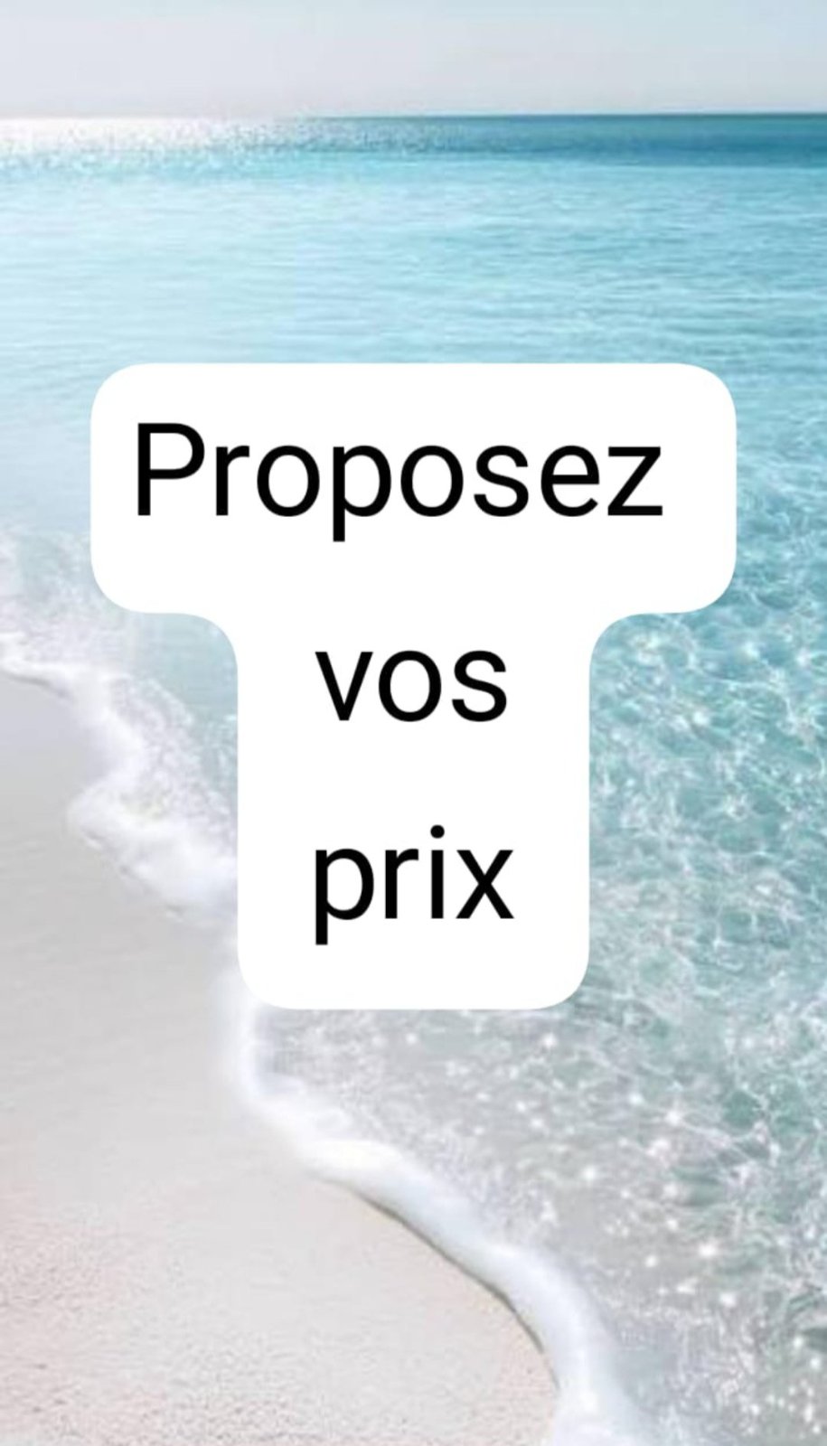 Tous les prix sont négociables 