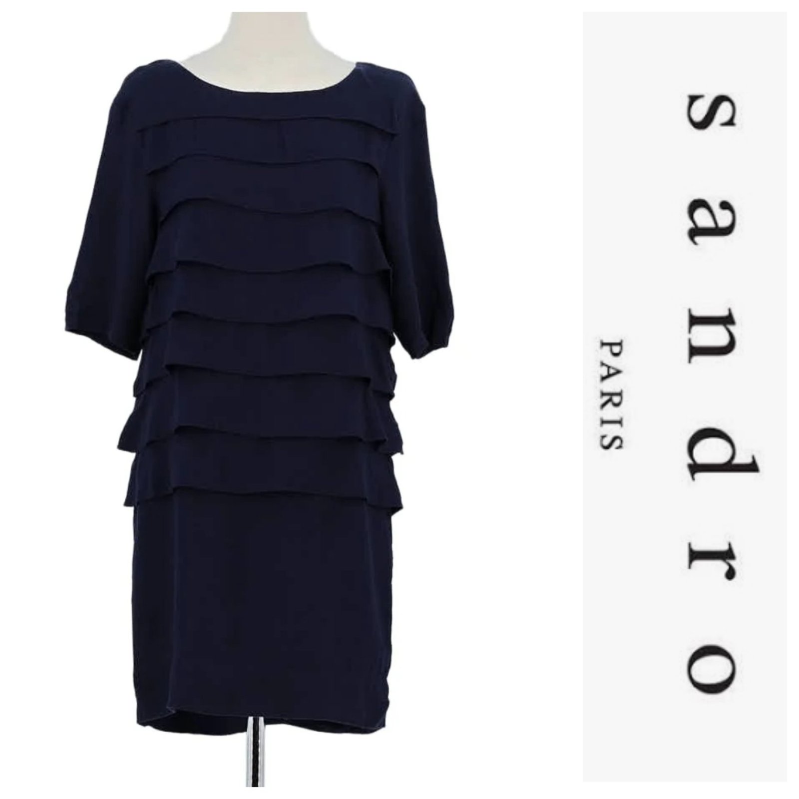 Une robe hyper classe AUTHENTIQUE de la marque SANDRO "PROMO DU JOUR"
