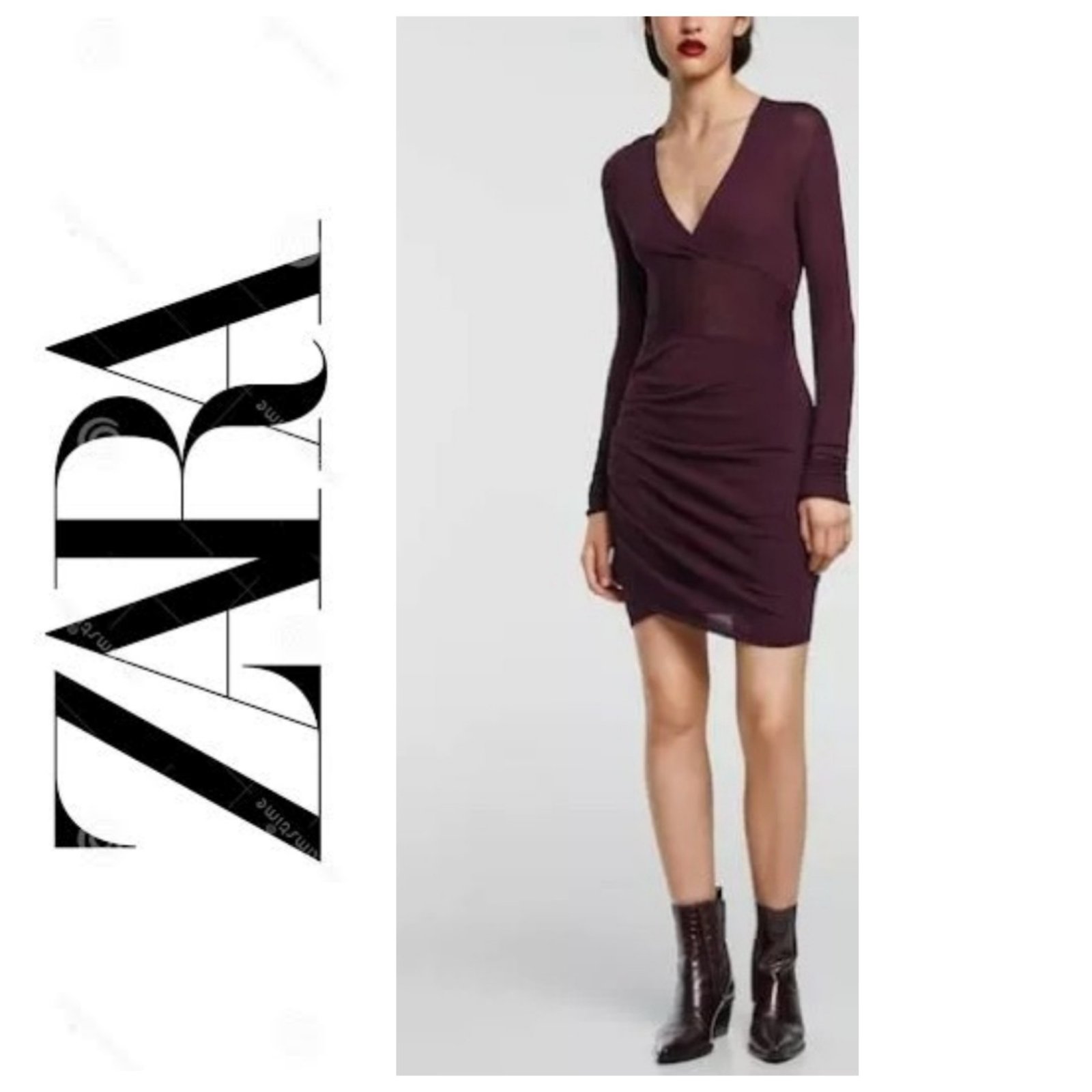 Une robe moulante de la marque ZARA