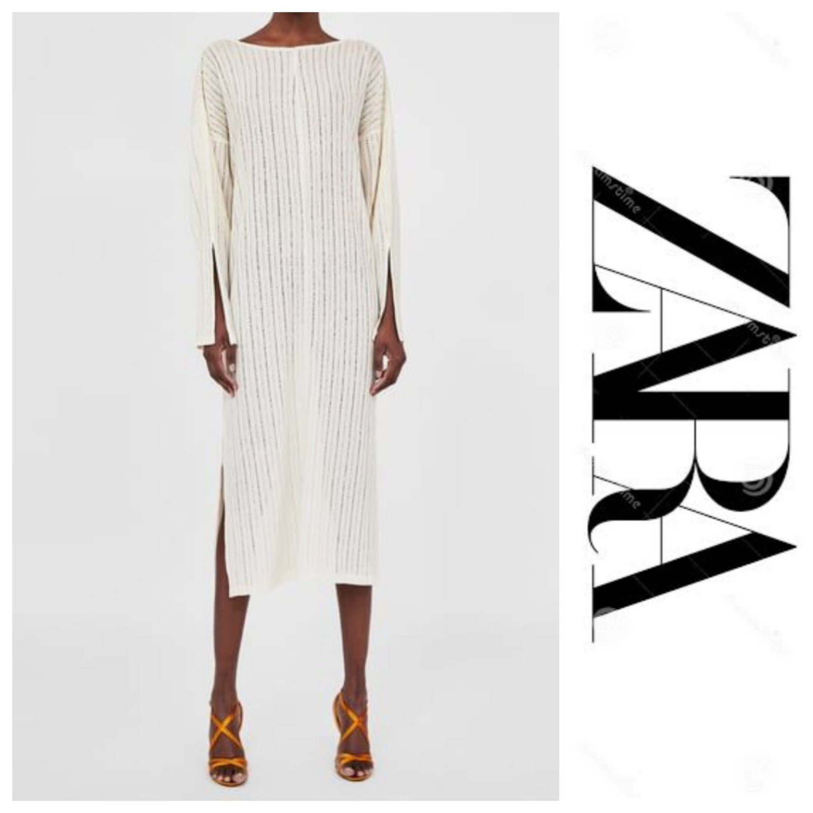 Une robe dos nu croisée de la marque ZARA " promo"