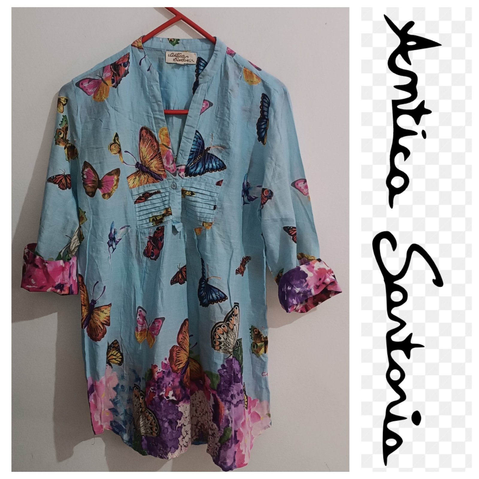 Une chemise 💯 cotton de la marque ANTICA SARTORIA "PROMO DU JOUR"