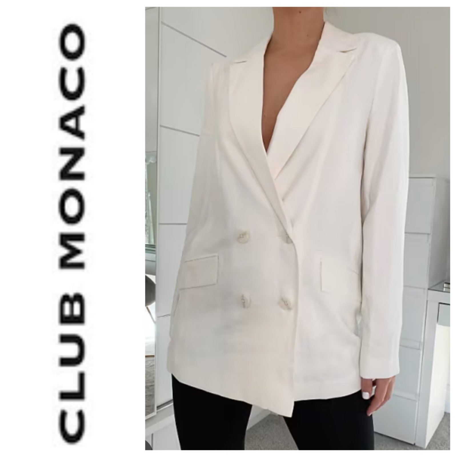 Une jolie veste double boutonnage de la marque CLUB MONACO