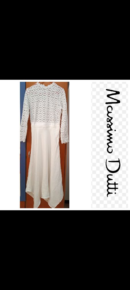 Une jolie robe asymétrique AUTHENTIQUE de la marque MASSIMO DUTTI 