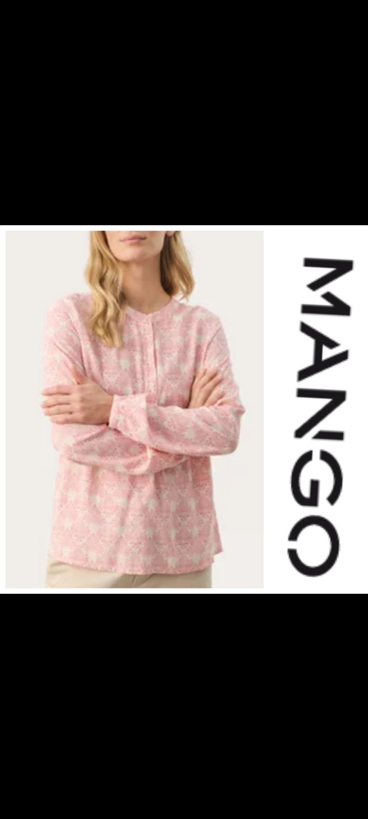 Une jolie chemise de la marque MANGO 
