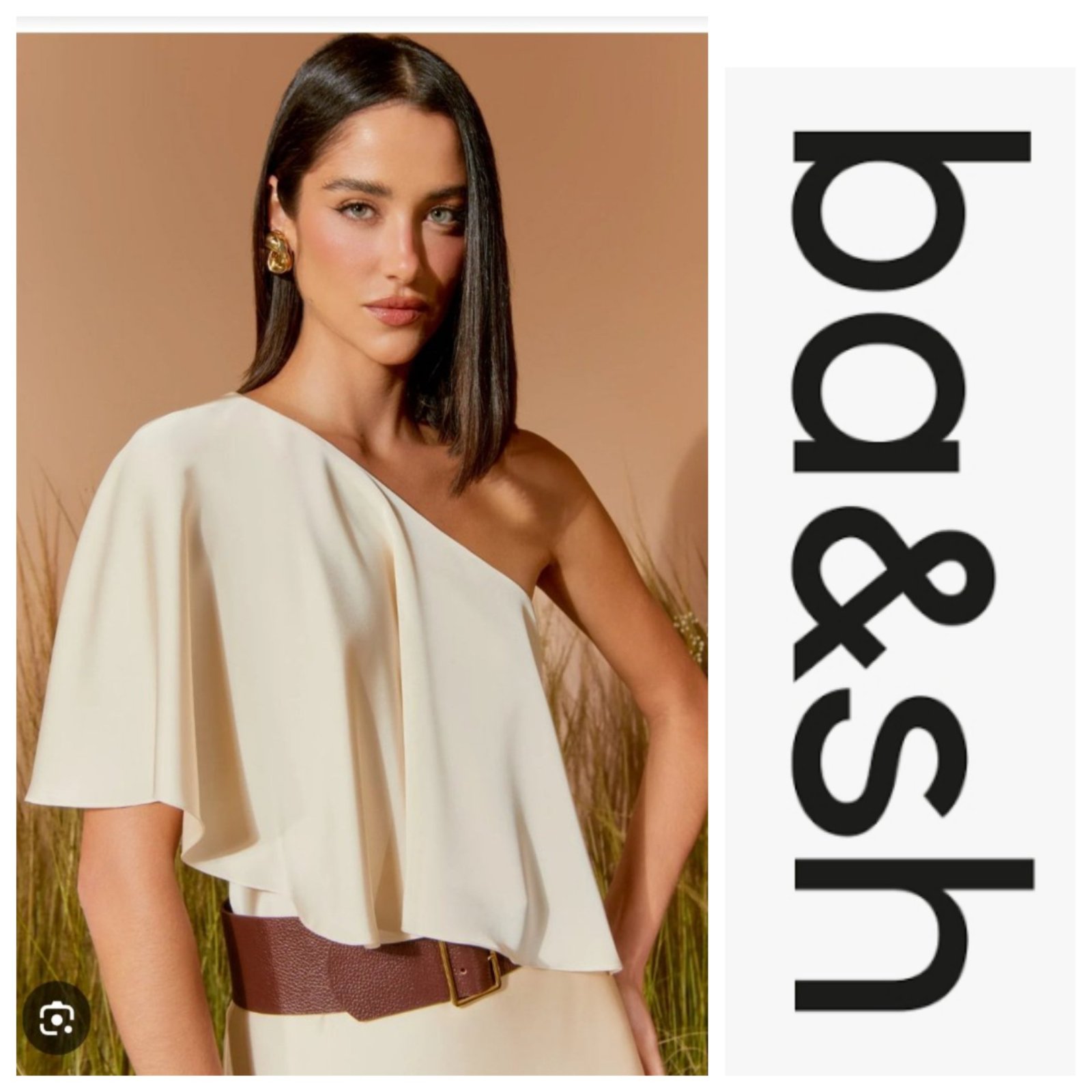 Une sublime chemise asymétrique AUTHENTIQUE de la marque BA&SH "PROMO 