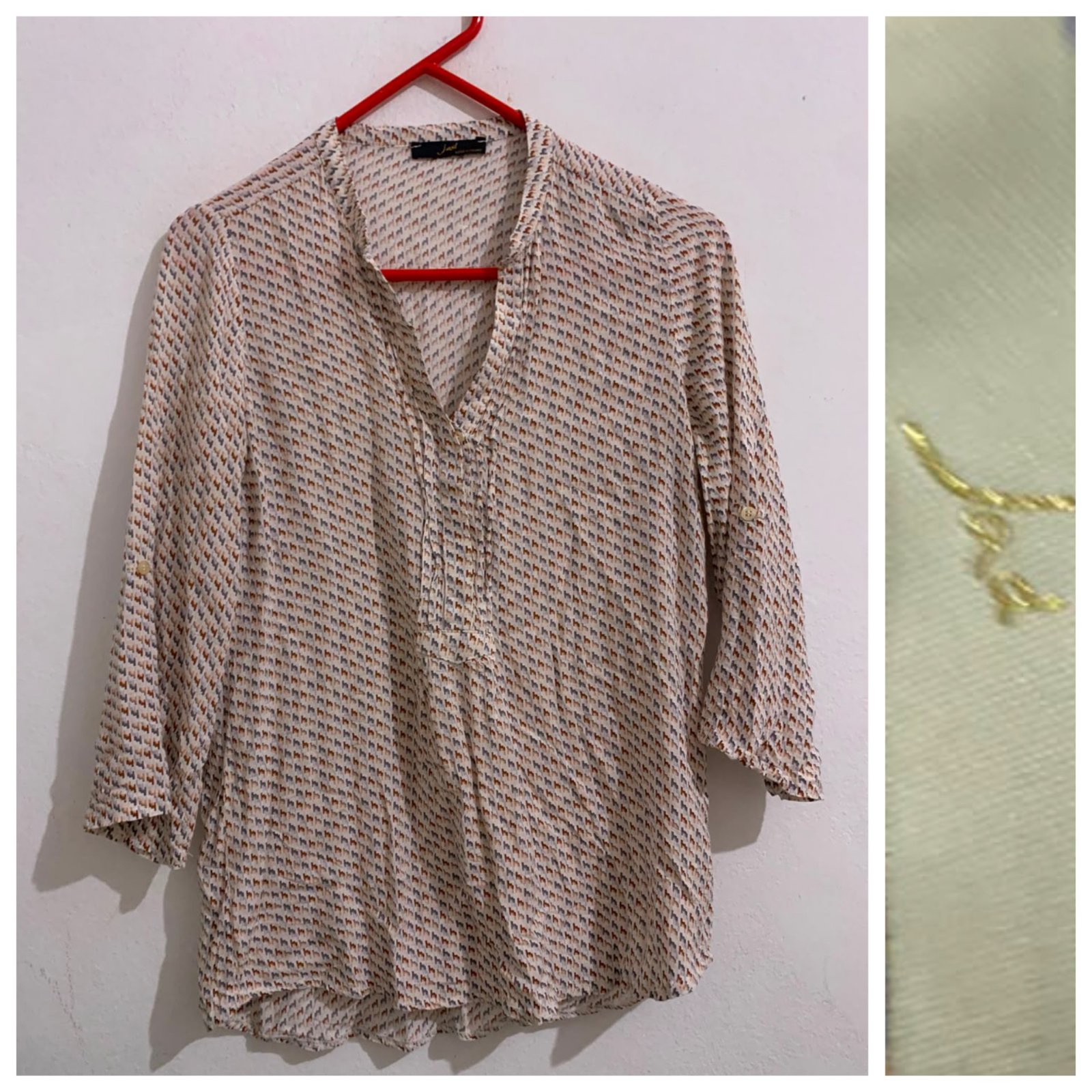 Une chemise fluide hyper classe de la marque JAD
