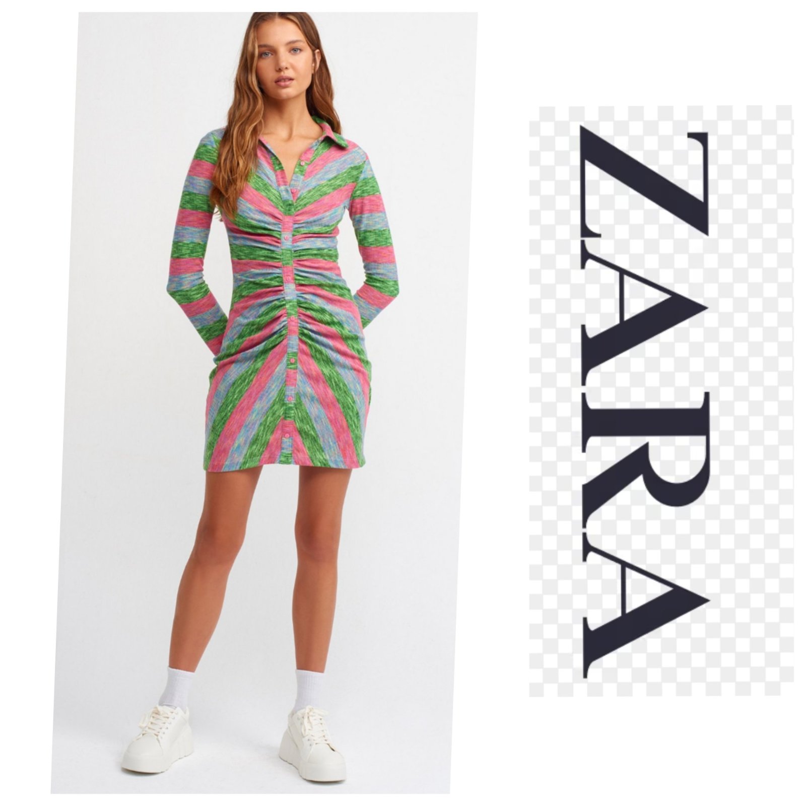 Une robe de la marque ZARA