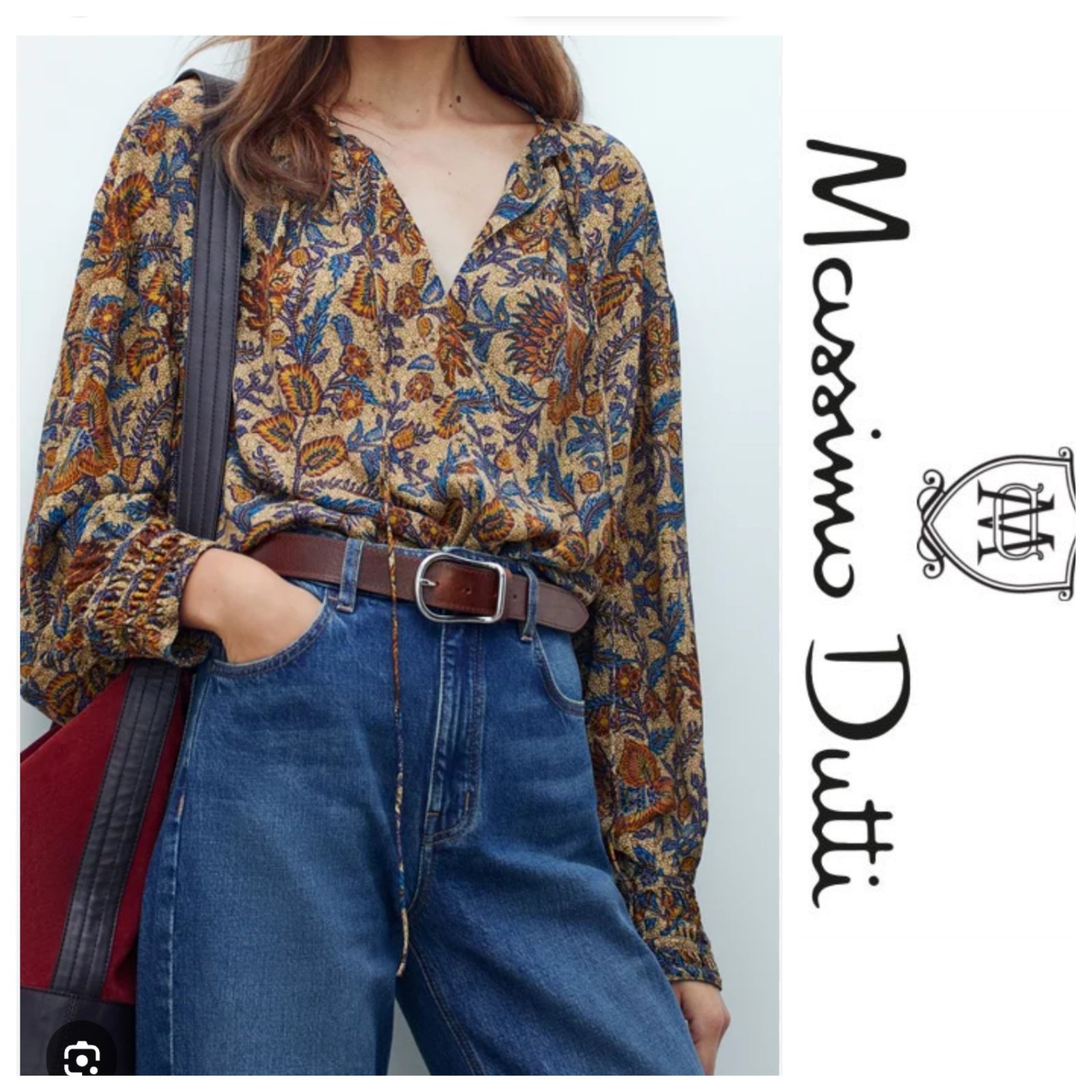 Une magnifique chemise AUTHENTIQUE de la marque MASSIMO DUTTI