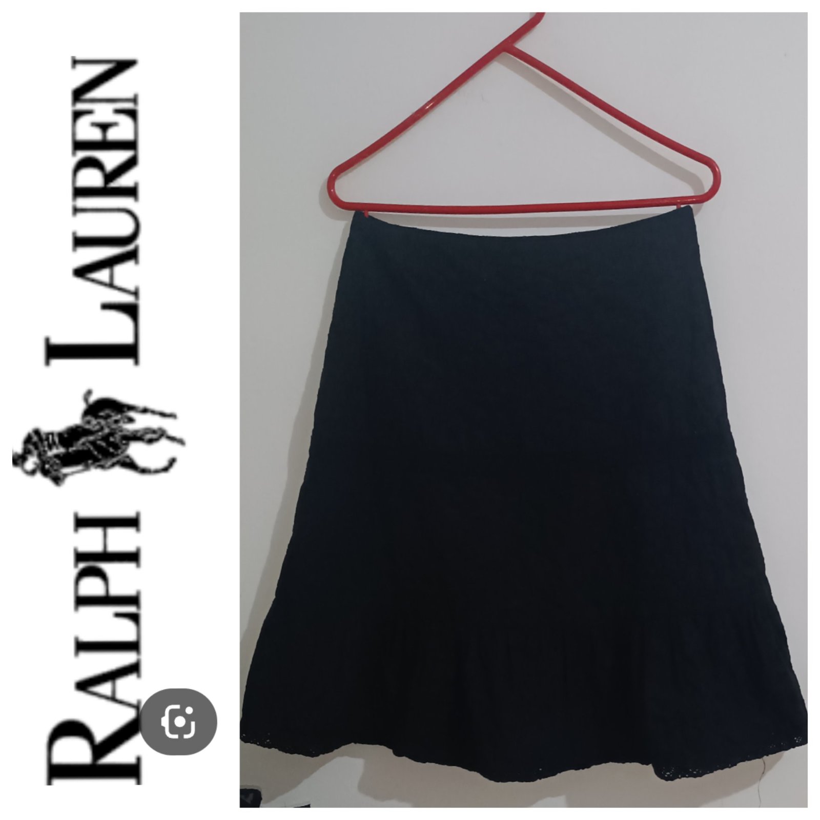 Une jupe hyper classe en broderie anglaise de la marque RALPH LAUREN "PROMO 