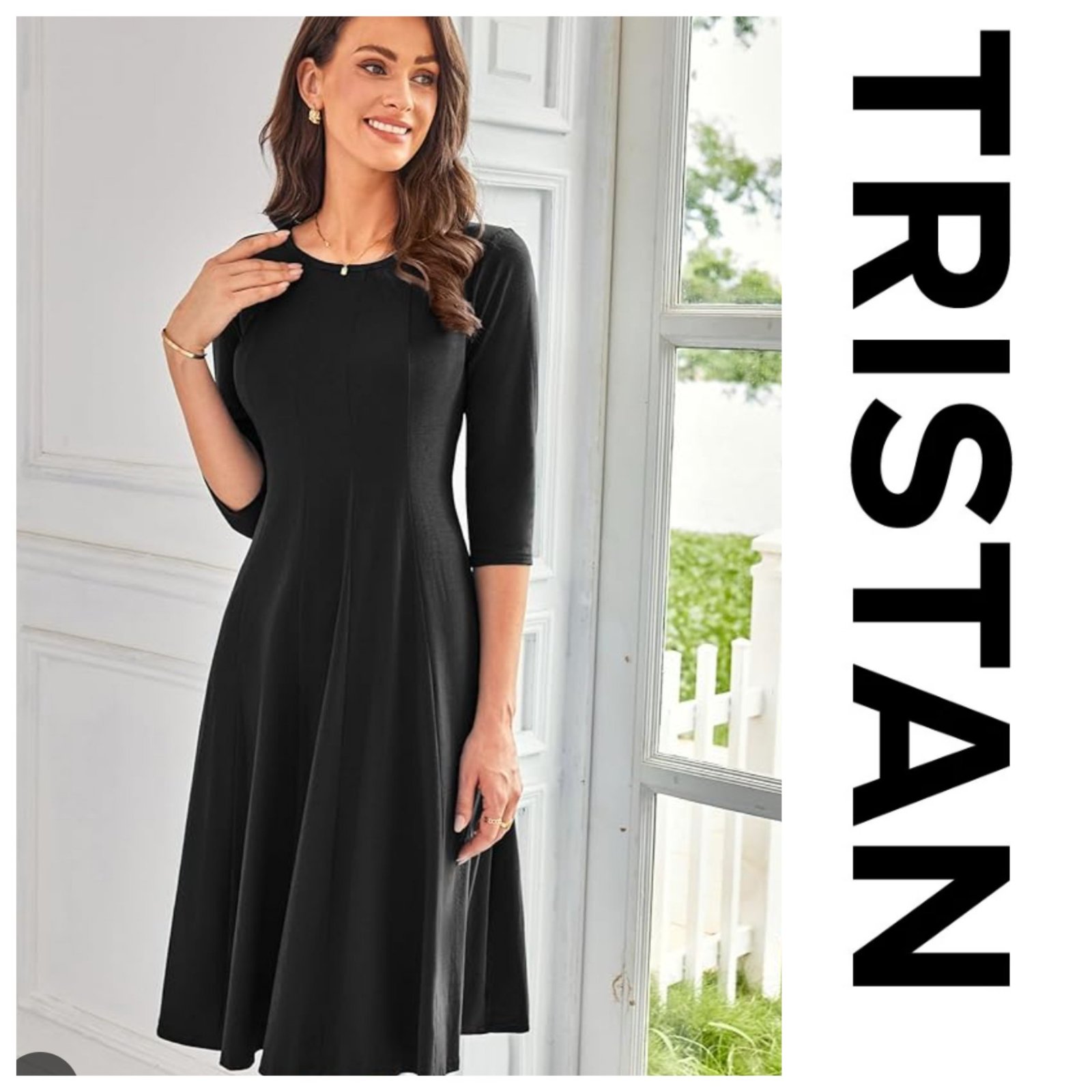 Une robe hyper classe en maille de la marque TRISTAN "PROMO 